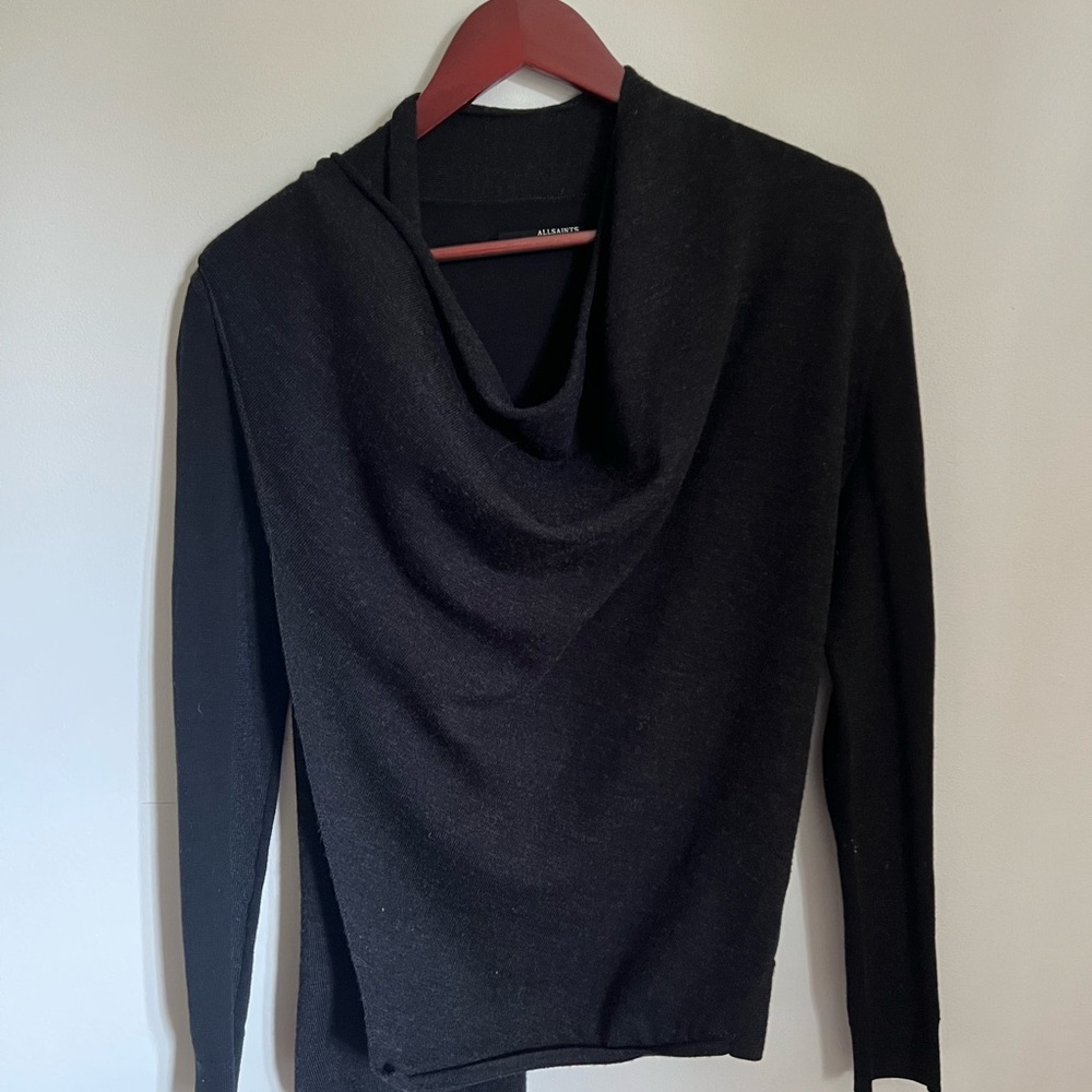 All Saints Asymmetrical Sweater